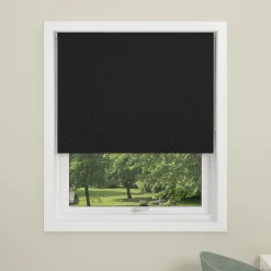 Sale Debel Zig Zag rullegardin mørklægning sort 80x175 cm