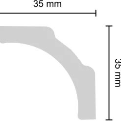 Outlet Decosa stukliste B5 35x35 mm 2 m