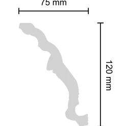 Outlet Decosa stukliste G34 75x120 mm 2 m