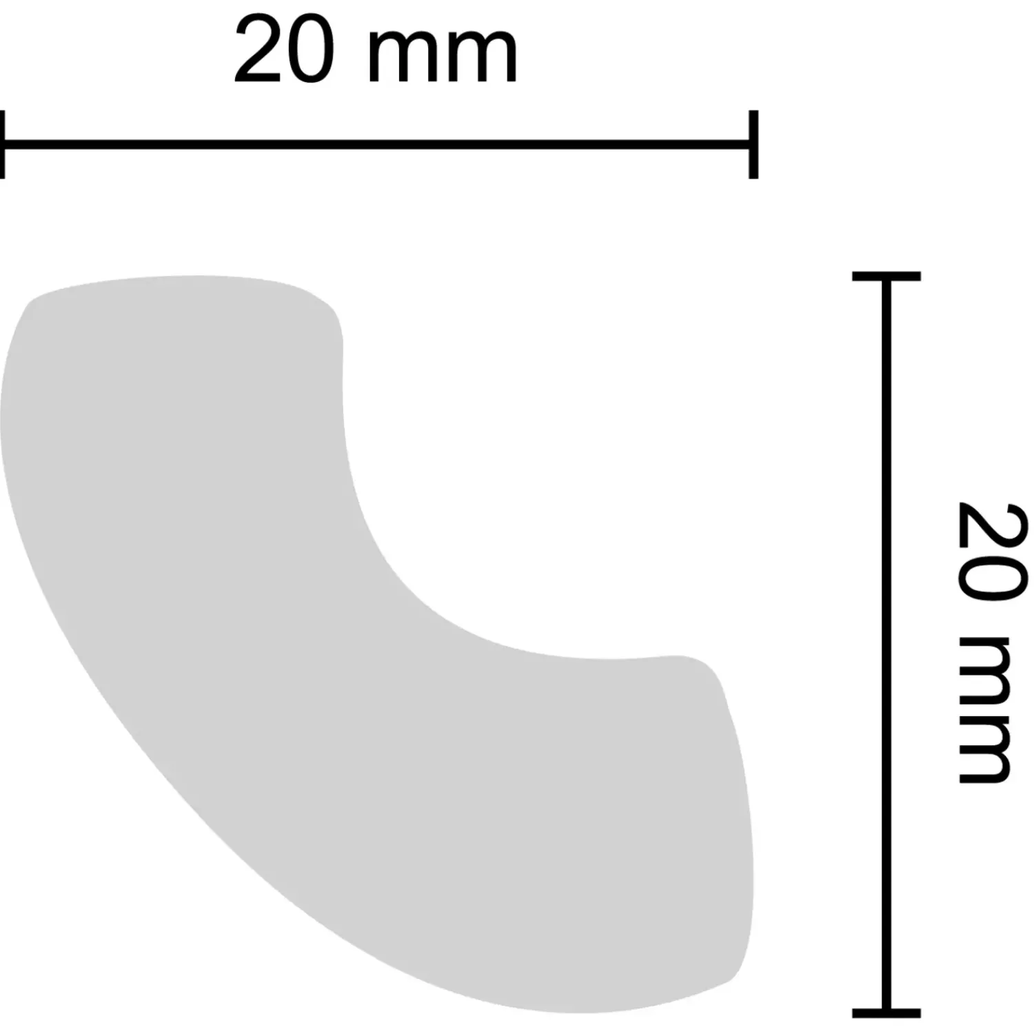 Best Decosa stukliste H15 20x20 mm 2 m