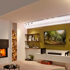 Decosa Stuk Og Rosetter^vægliste G35 til LED lys 42x45 mm 2 m