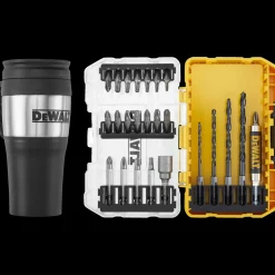 Best DeWALT bor- og bitssæt inkl. termokrus
