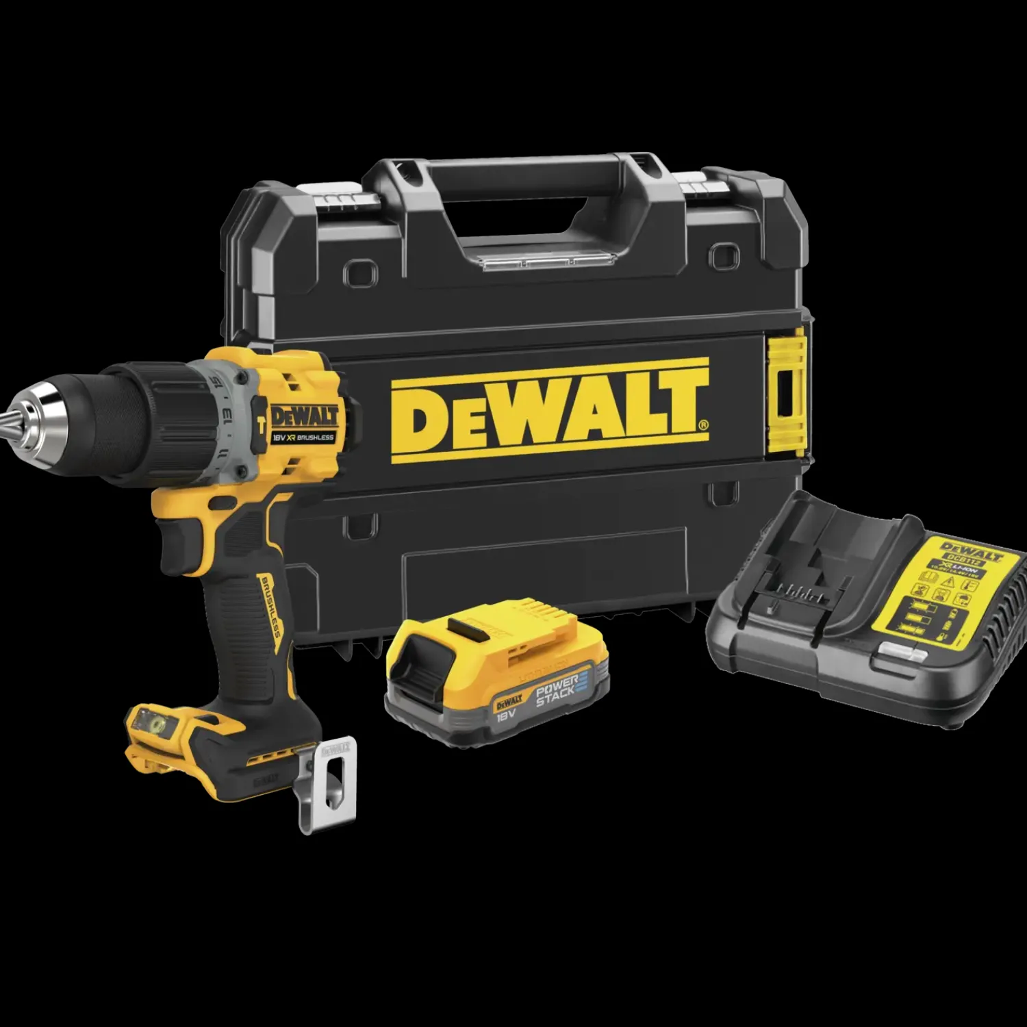 Online DeWALT DCD805E1T-QW 18V 1.7Ah Powerstack batteri