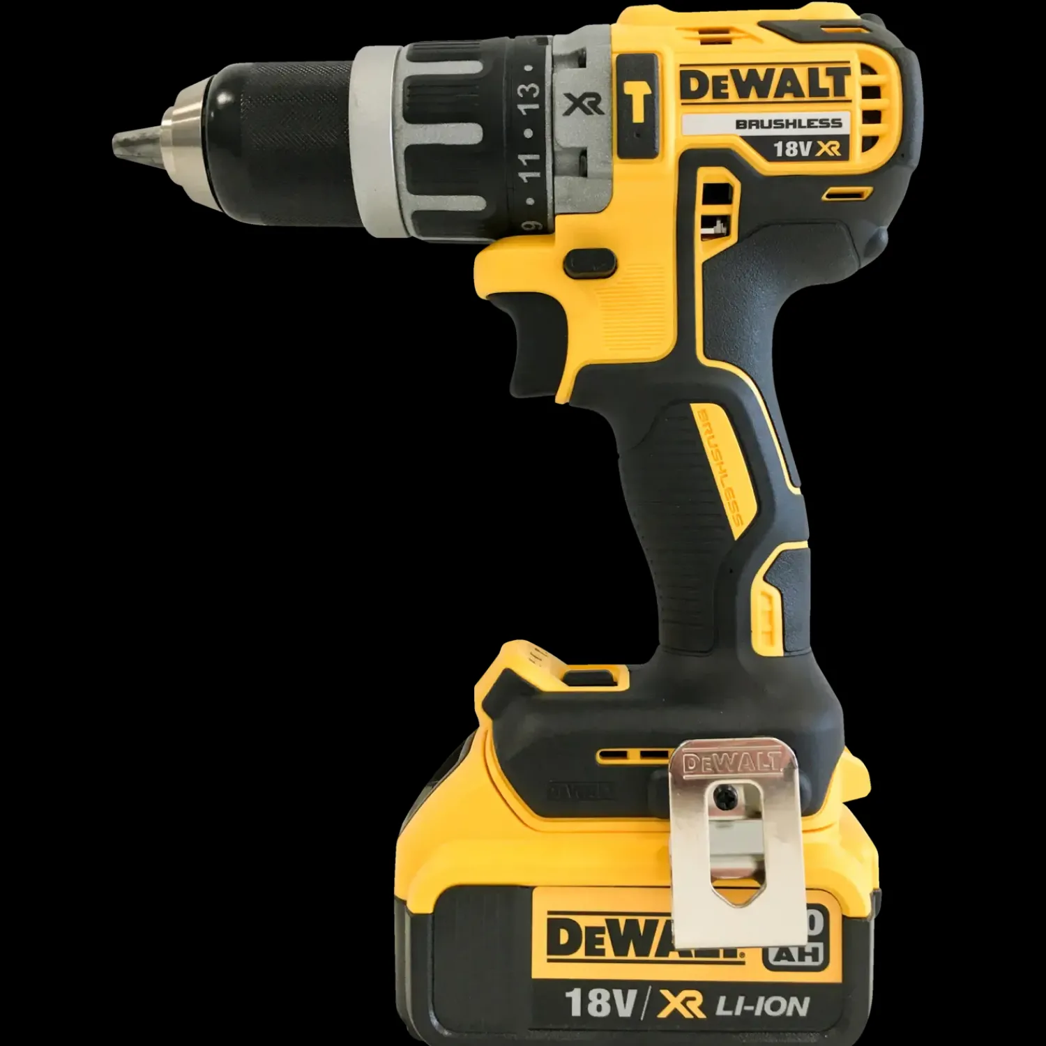 DeWALT Bore- Og Skruemaskiner^DCD796M2 18V XR slagbore/skruemaskine 2 x 4.0 Ah batterier og lader