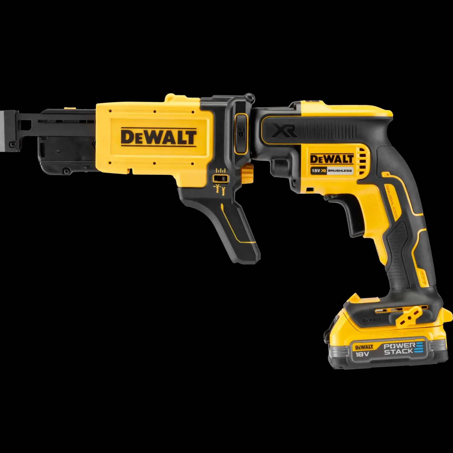 DeWALT Bore- Og Skruemaskiner^DCF620E1K gipsskruemaskine med powerstack batteripakke