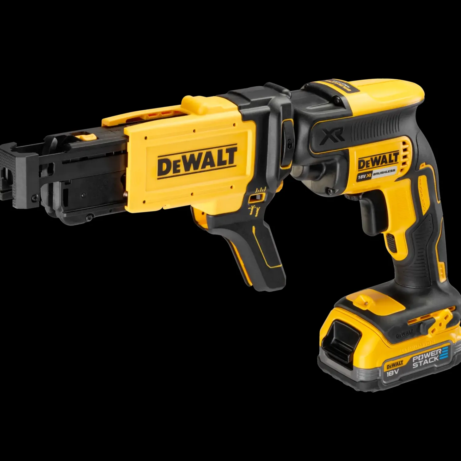 DeWALT Bore- Og Skruemaskiner^DCF620E1K gipsskruemaskine med powerstack batteripakke
