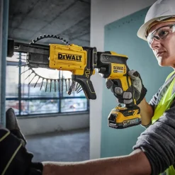 DeWALT Bore- Og Skruemaskiner^DCF620E1K gipsskruemaskine med powerstack batteripakke