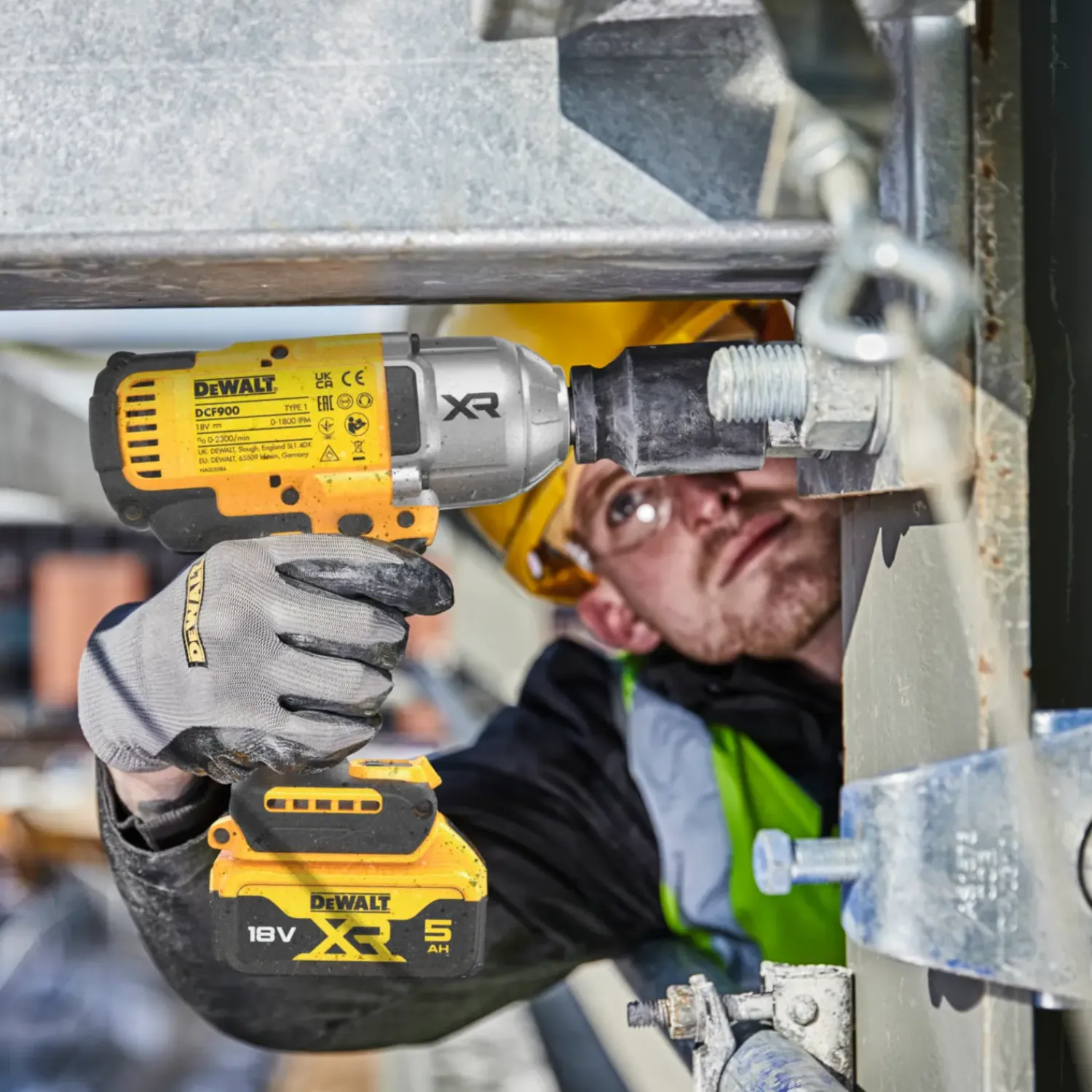 DeWALT Slagnøgler^DCF900N-XJ 18V XR 1/" slagnøgle solo