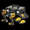 Sale DeWALT DCK2051E2T-QW 18V sæt. boremaskine og slagskruetrækker, batteri og kuffert