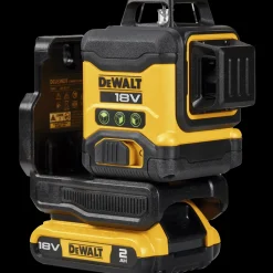 Hot DeWALT DCLE34031D1-QW multilinjelaser grøn 18V 3x360 1x 2.0 Ah batteri og lader