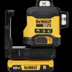Hot DeWALT DCLE34031D1-QW multilinjelaser grøn 18V 3x360 1x 2.0 Ah batteri og lader