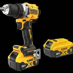 New DeWALT 18V XR bore-/skruemaskine 2x5,0Ah batterie, TSTAK