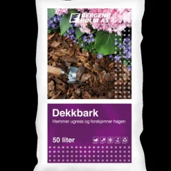 Jord, Sand Og Flis^Dækbark 2400 liter, palle med 48 sække á 50 liter