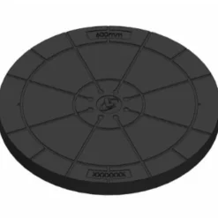 Brønde Og Dræn^Dæksel af genbrugsplast Ø600 mm