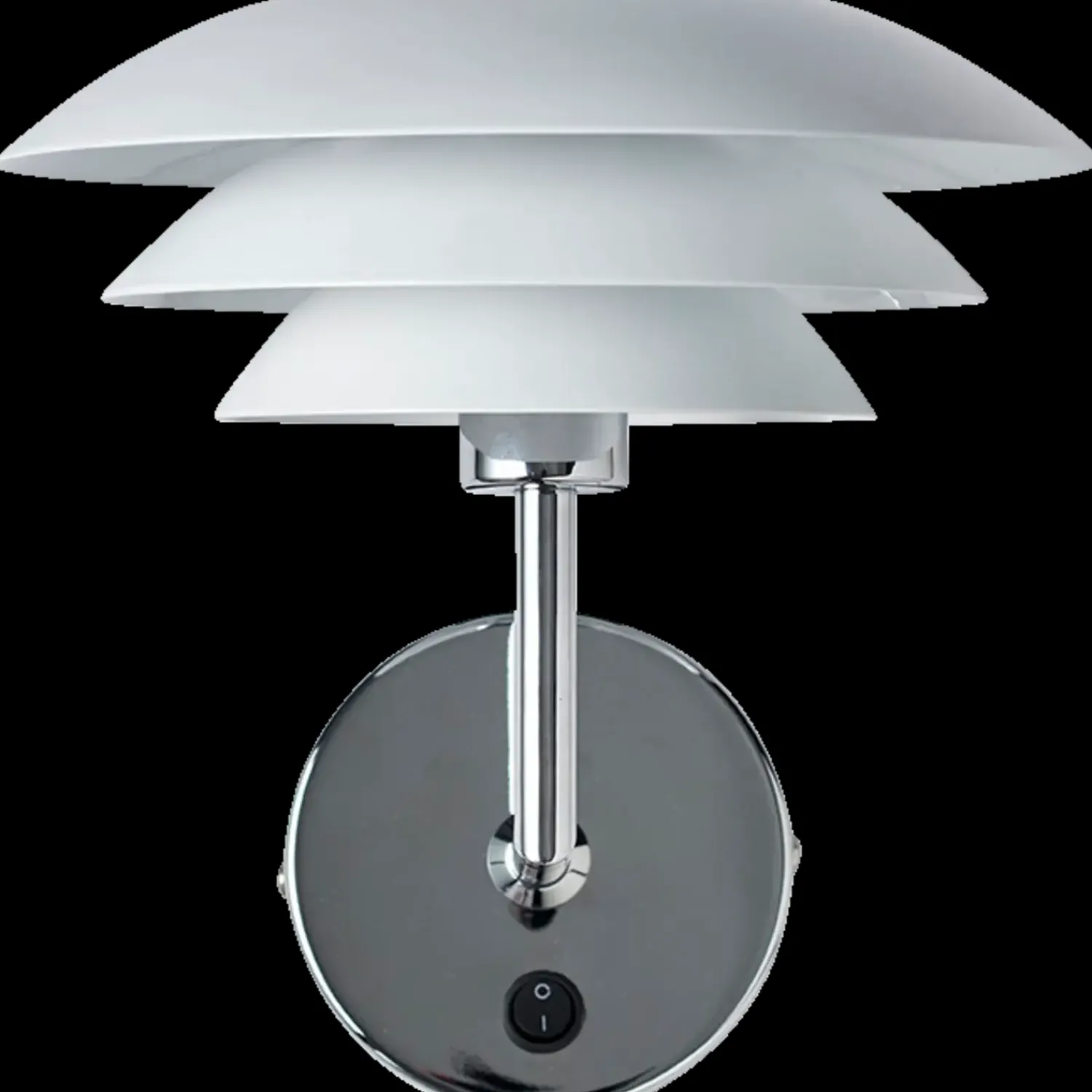 Væglamper^DL20 væglampe mat hvid/krom 20x20x23 cm G9