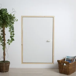 Dolle Nordic Trapper Og Lemme^Dolle ClickFIX® 56WH skunklem hvidmalet udv. karm i 60x60 cm