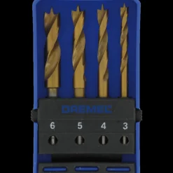 Dremel træboresæt 636 - 4 stk.