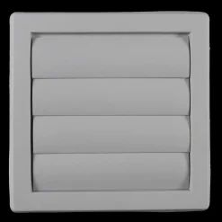 Duka Ventilationsriste^lamelventil type 70 grå 180x180 mm indv. 150 mm