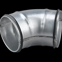 Duka Ventilationsrør Og -Studser^metal bøjning DBU 45° Ø125 mm
