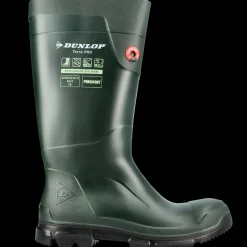Gummistøvler^Dunlop purofort terrapro grøn str. sikkerhedsgummistøvle grøn str. 40