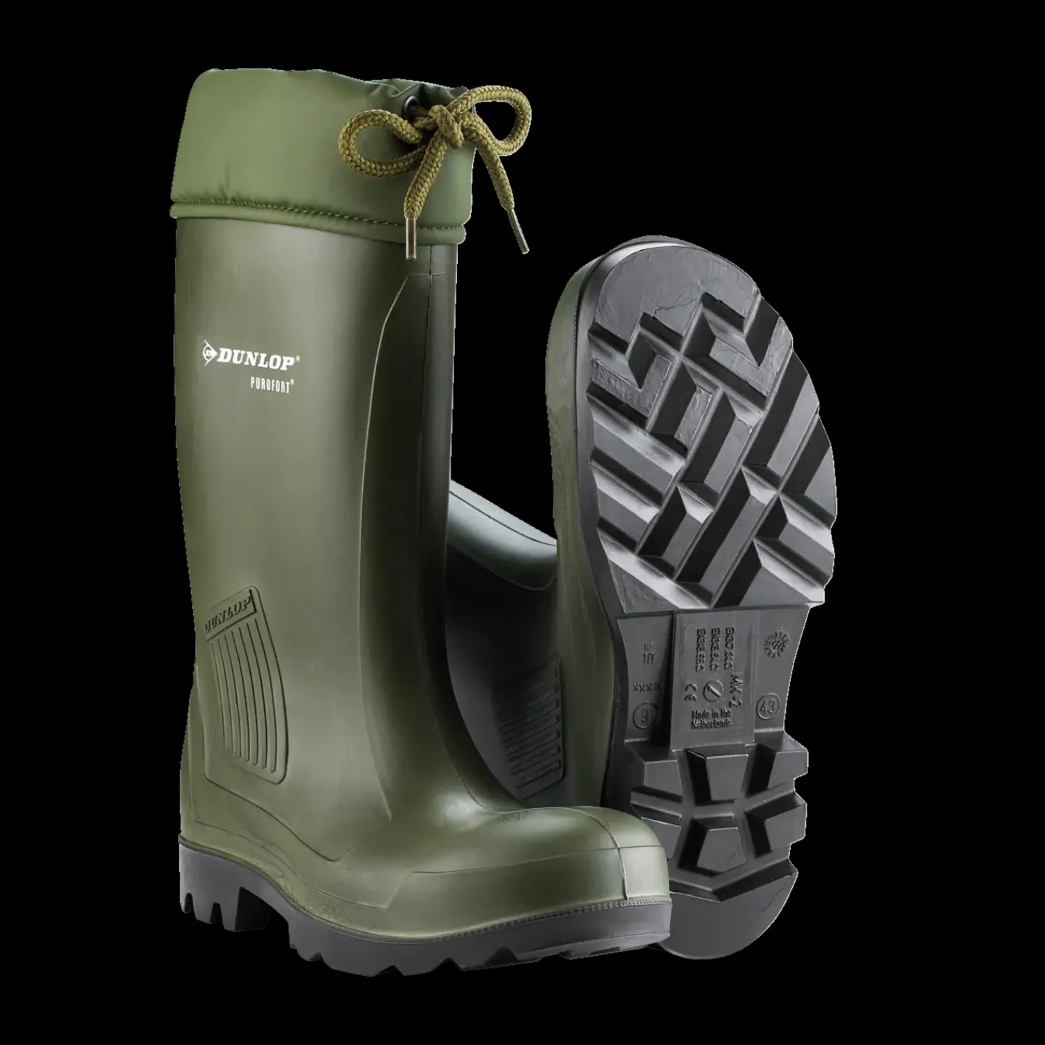 Outlet Dunlop Purofort Thermoflex S5 Src pu-støvle grøn str. 41