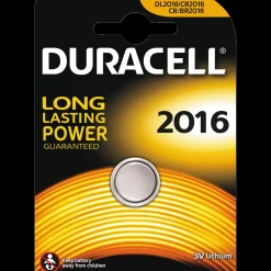 Duracell Batterier^Electronics knapcell CR2016 batteri 1 stk. pk.
