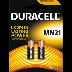 Best Duracell Security MN21 batteri 2 stk. pk.