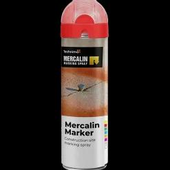 New DVA mercalin mærkespray fluo 500 ml rød