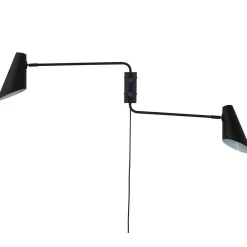 New Dyberg Larsen Cale væglampe m/2 arme sort