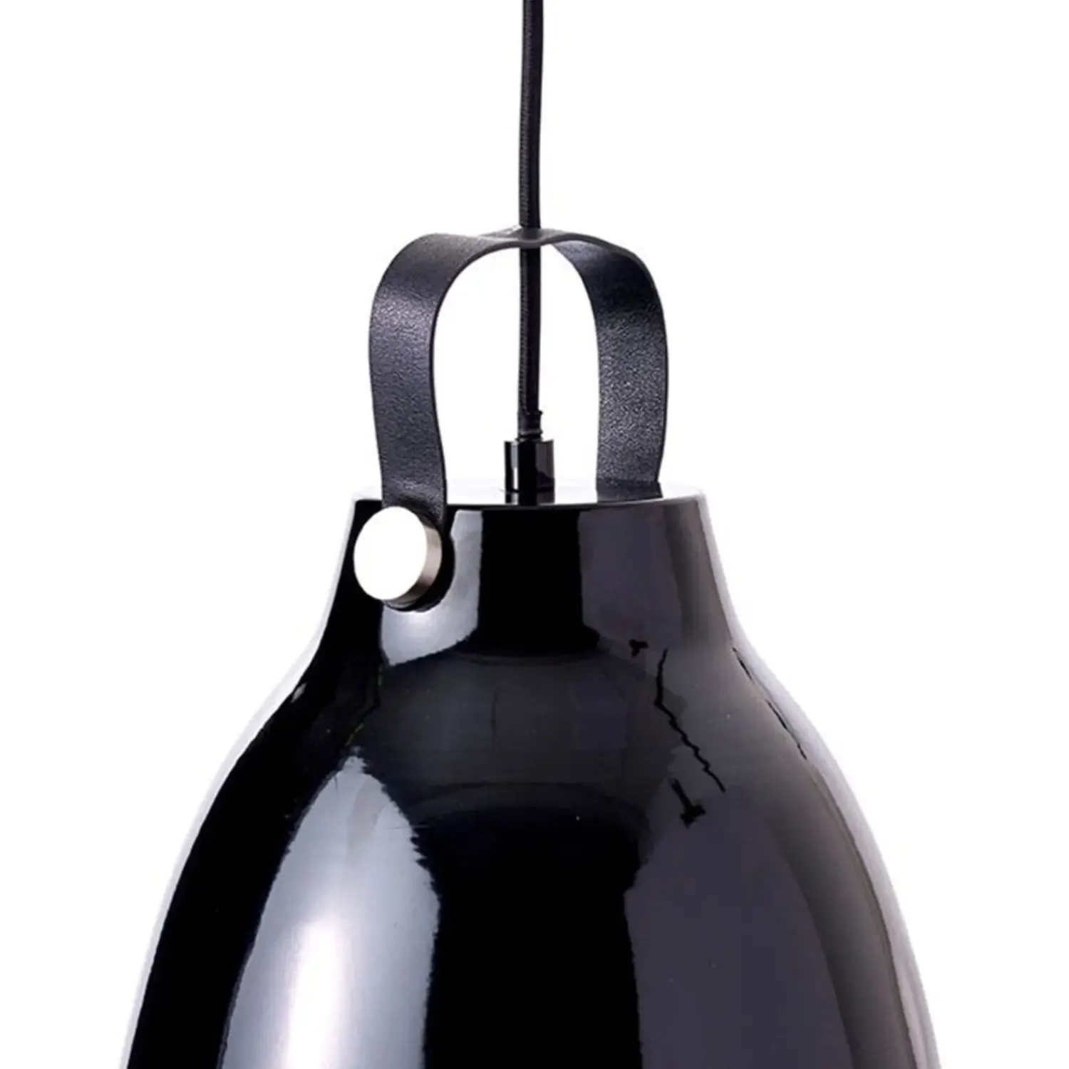 Dyberg Larsen Pendler^Copenhagen pendel med strop sort Ø26,5 cm