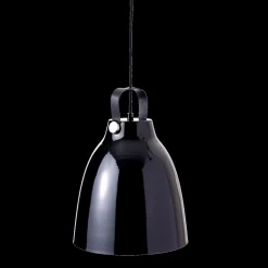 Dyberg Larsen Pendler^Copenhagen pendel med strop sort Ø26,5 cm