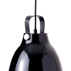 Dyberg Larsen Pendler^Copenhagen pendel med strop sort Ø26,5 cm