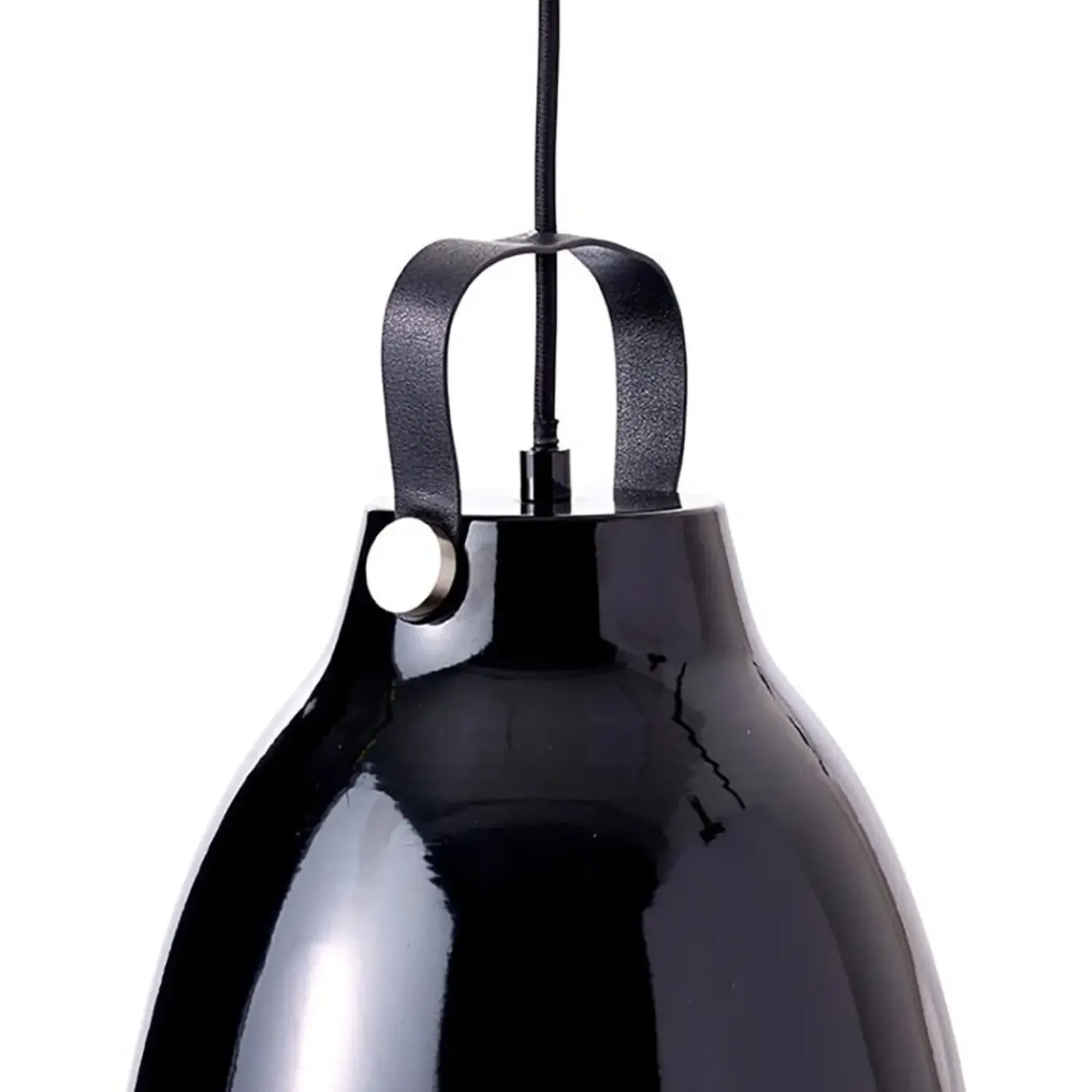 Dyberg Larsen Pendler^Copenhagen pendel med strop sort Ø26,5 cm