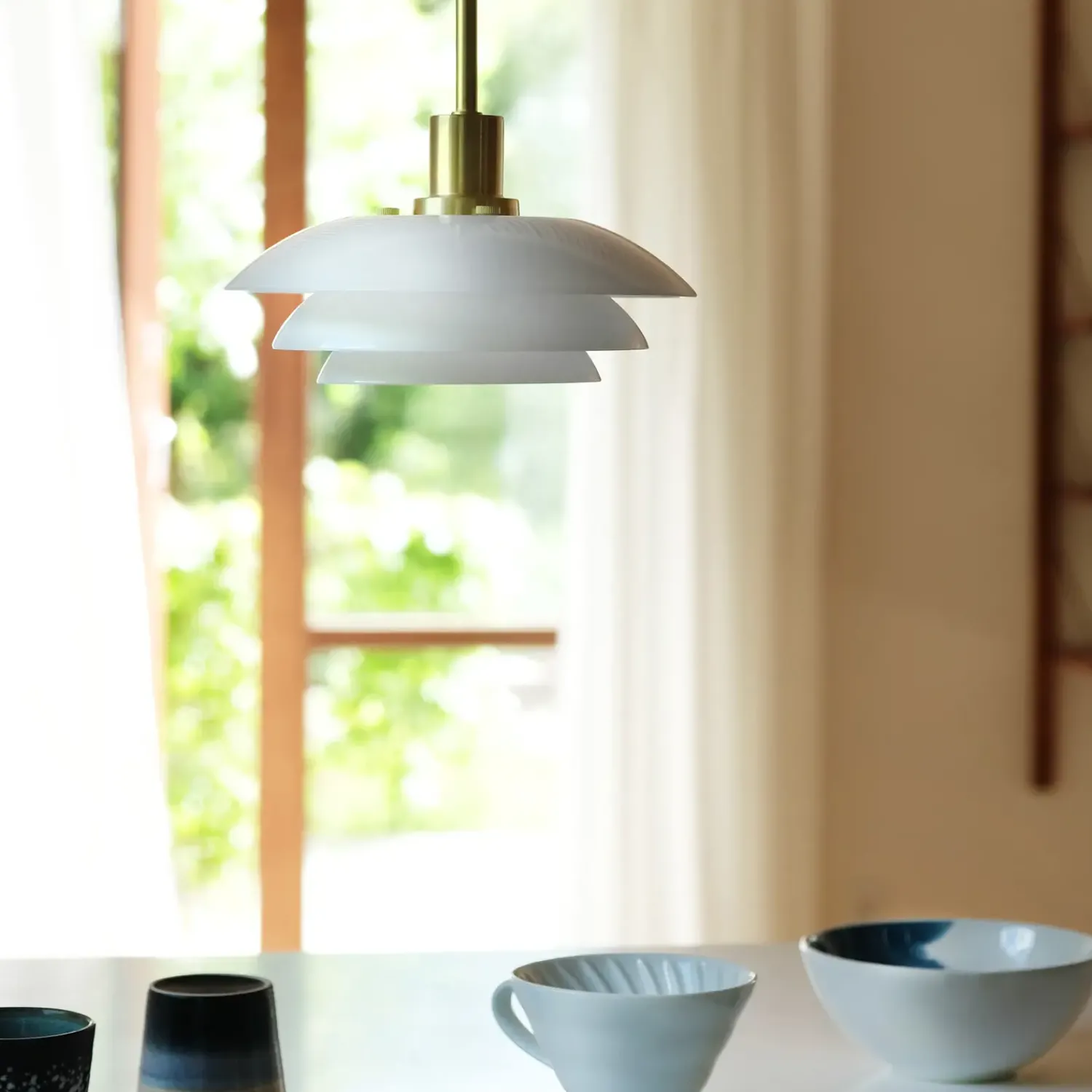 Dyberg Larsen Pendler^DL31 pendel opal/messing