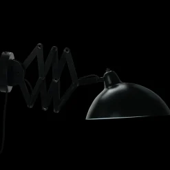 Hot Dyberg Larsen Futura væglampe m/ foldearm sort