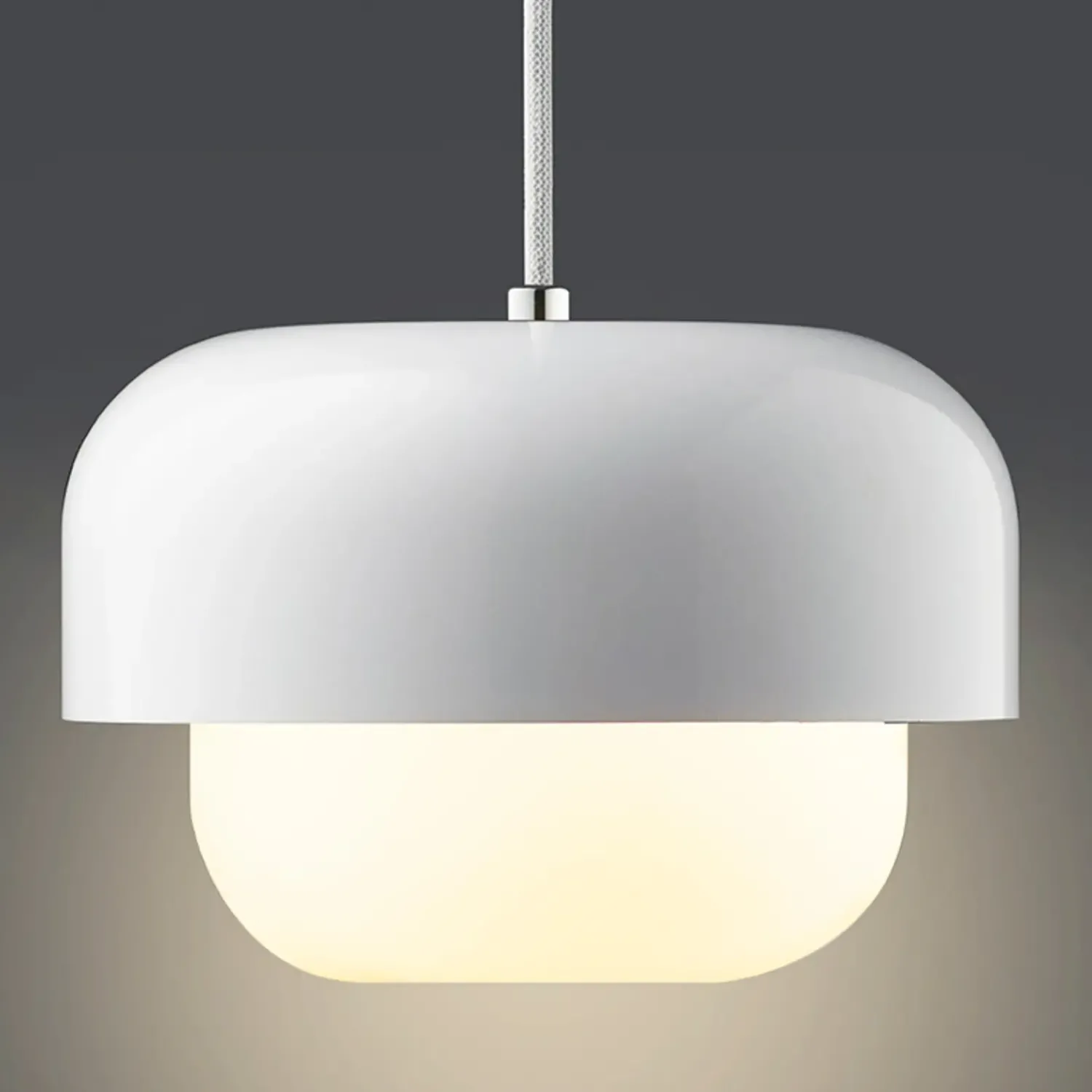 Dyberg Larsen Pendler^Haipot pendel hvid Ø23 cm E27