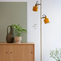 New Dyberg Larsen Ocean gulvlampe karry/messing/turkis