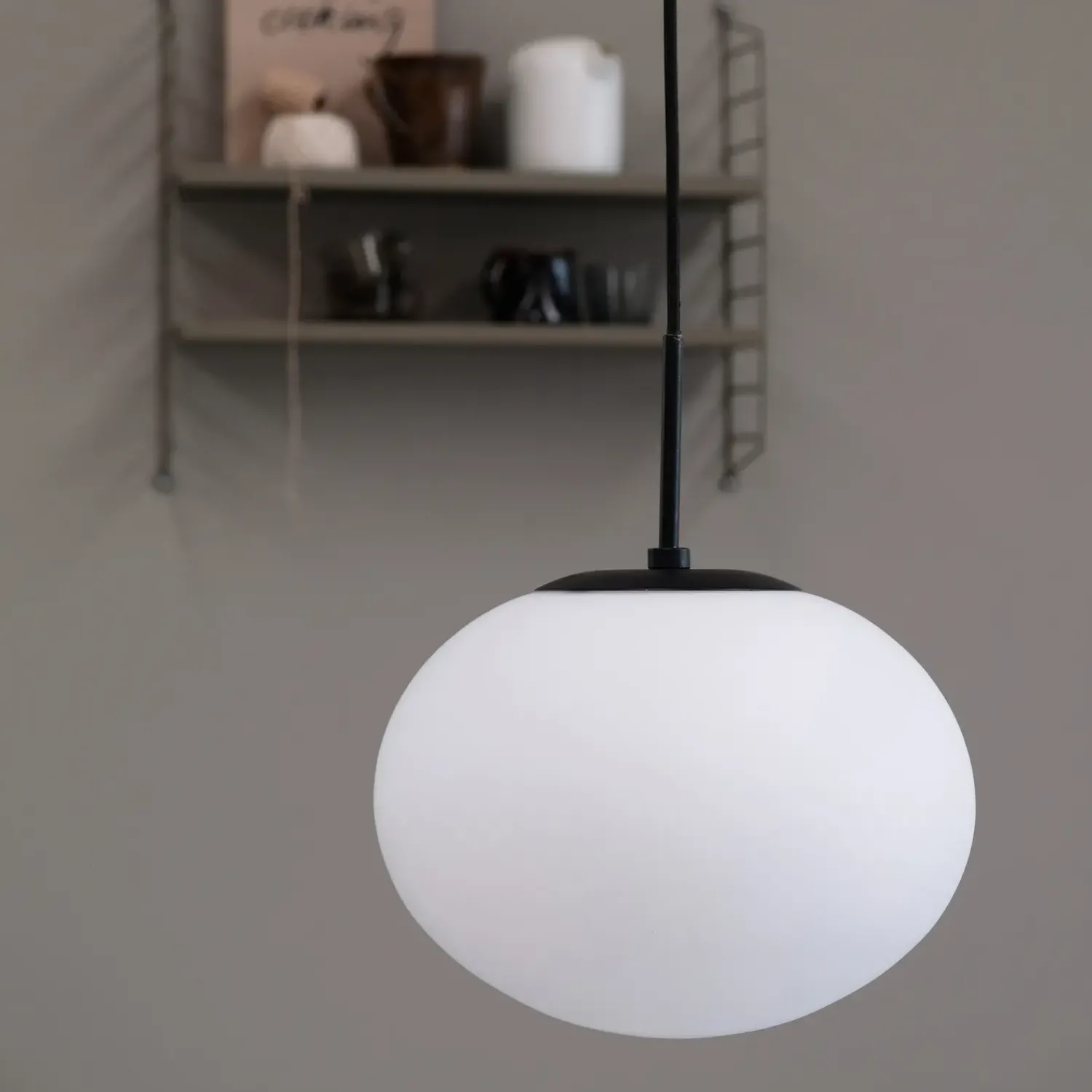 Discount Dyberg Larsen Princess pendel opal/sort