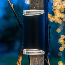 Clearance Dyberg Larsen Ribe udendørs væglampe up/down sort