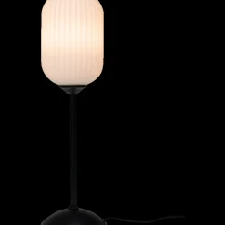 Dyberg Larsen Bordlamper^riflet bordlampe E27 opal