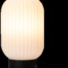 Dyberg Larsen Bordlamper^riflet bordlampe E27 opal