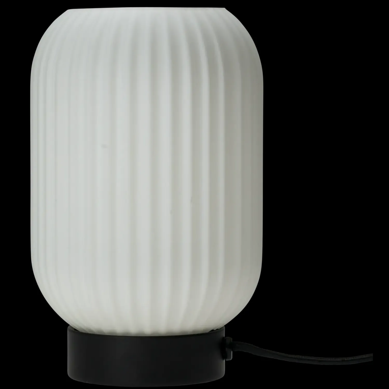 Dyberg Larsen Bordlamper^riflet bordlampe E27 opal