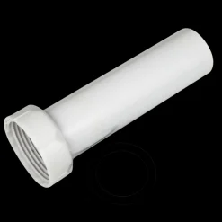 Outlet Dykrør t/vandlås 1 1/4"x32 mm hvid plast