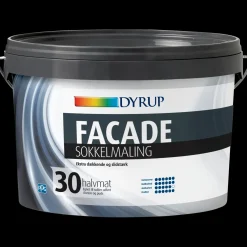 Hot Dyrup facade sokkelmaling sort 2,25 L