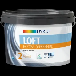 Sale Dyrup loftmaling ekstra dækkende 2 hvid 2,25 L
