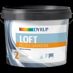 Sale Dyrup loftmaling ekstra dækkende 2 hvid 2,25 L