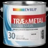 Dyrup Træmaling|Metalmaling^træ og metalmaling ekstra stærk 30 hvid 1 L