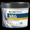 Dyrup Væg 05 vægmaling ekstra dækkende hvid 4,5 L