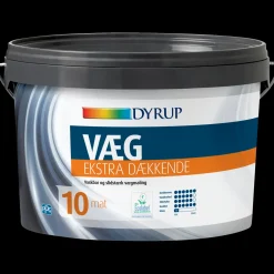 Online Dyrup vægmaling ekstra dækkende 10 hvid 0,75 L