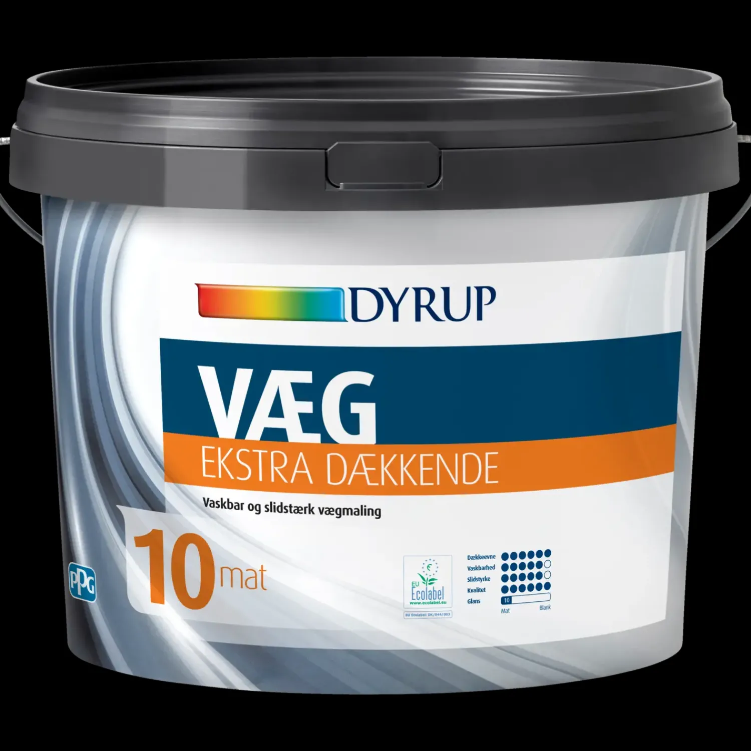 Online Dyrup vægmaling ekstra dækkende 10 hvid 0,75 L